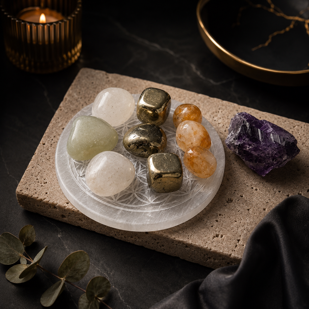 Money Magnet Crystal Set